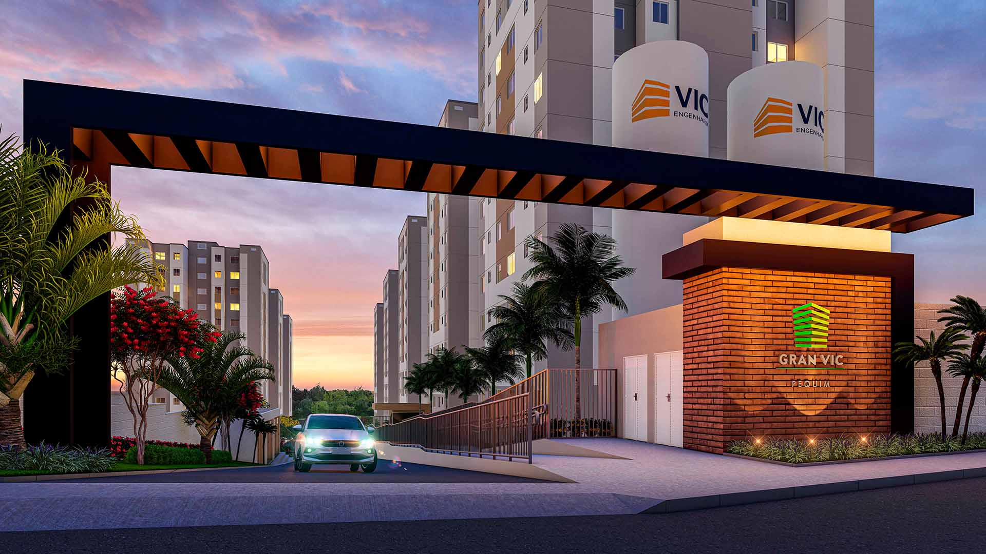 Gran Vic Pequim, Aptos 2Q Lazer Completo